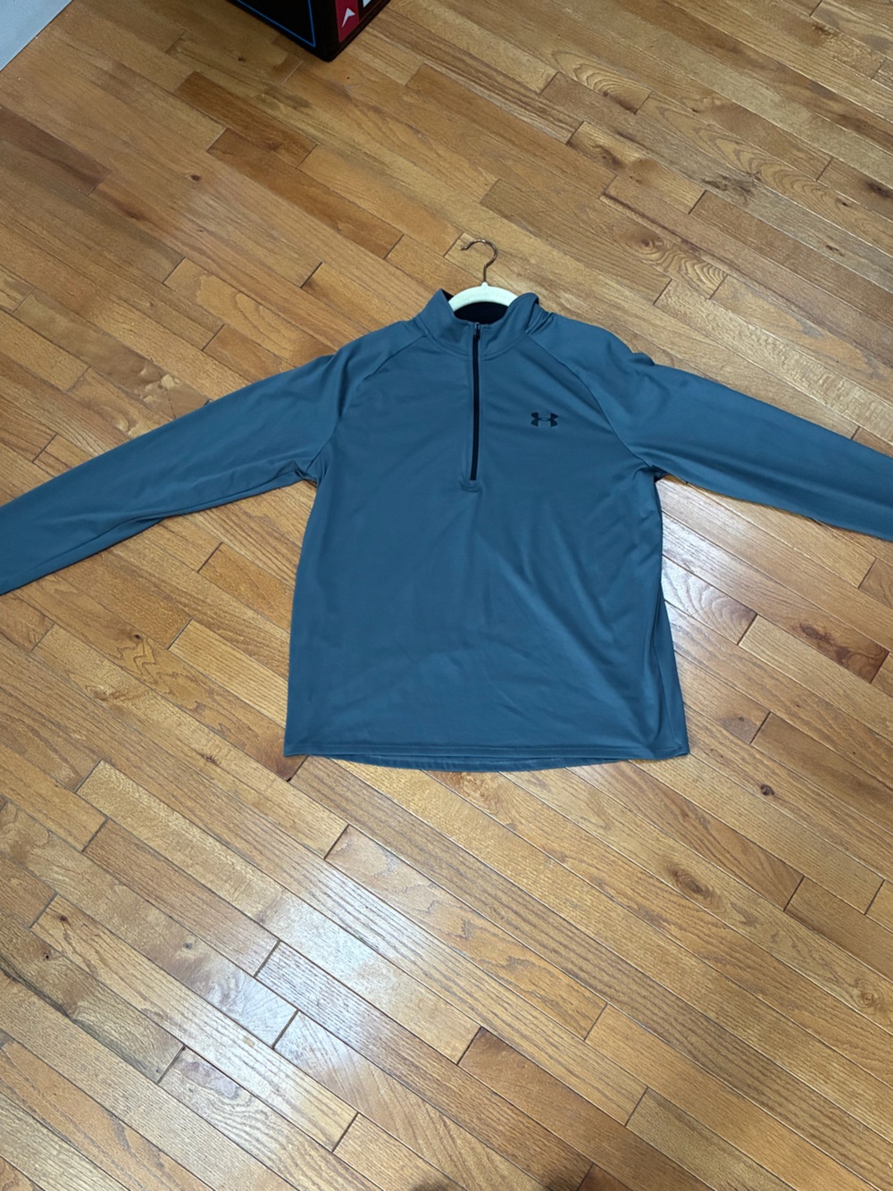 Under Armour Men's Teal Quarter-Zip Athletic Pullover